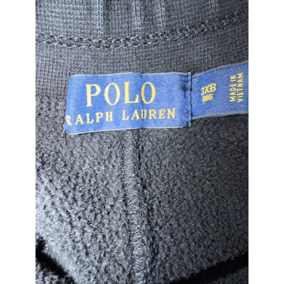 Polo Ralph Lauren Sweatpants Joggers Mens 3XB Big Tall Black Drawstring Preppy - Picture 9 of 14